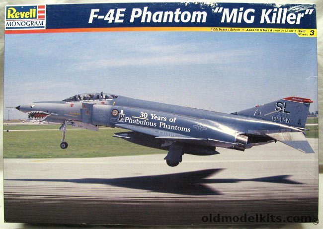 Revell 1/32 F-4E Phantom II Mig Killer - 131st TFW Missouri Air National Guard 30th Anniversary / 141 TFS 108th TFW New Jersey Air National Guard, 85-4668 plastic model kit